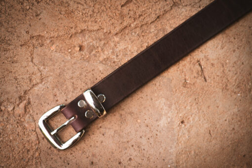 Australian Handmade Leather Belt - Brown - Image 2